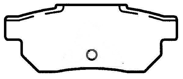 D339 D364-O D374-O Brake Pad Backing Plate