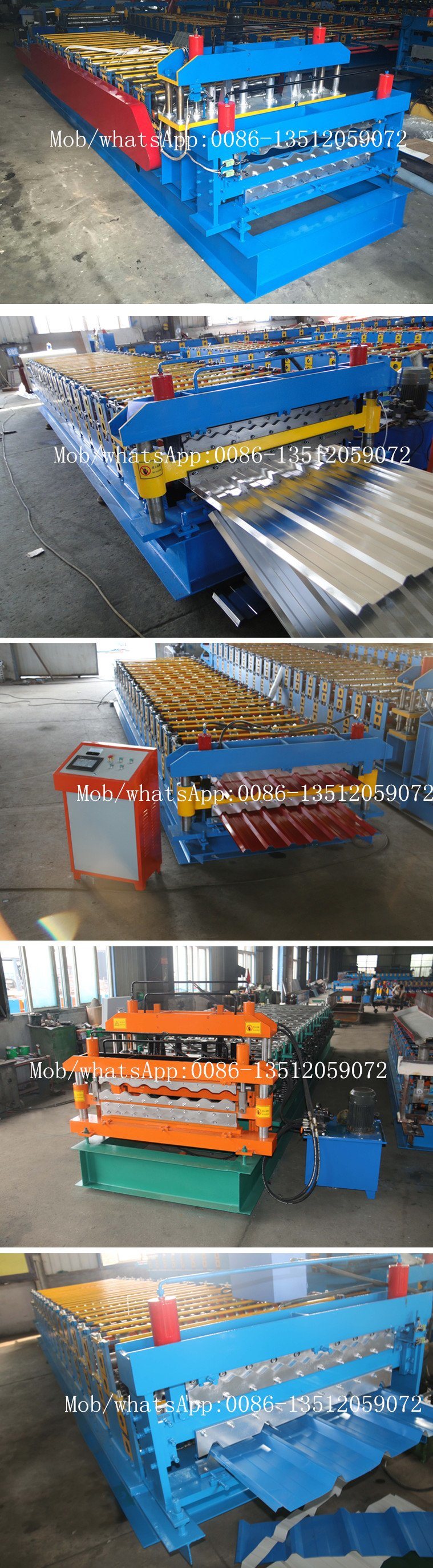 Double Layer Metal Roof Panel Roll Forming Machine