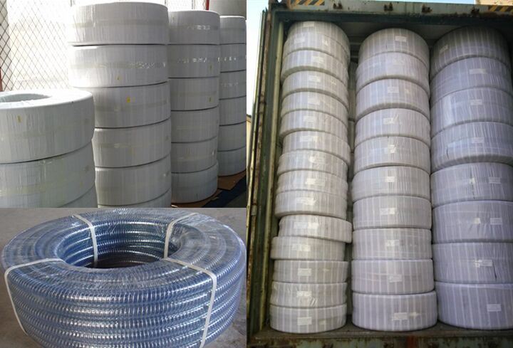 High Pressure Transparent PVC Fiber Braided & Steel Metal Reinforced Hose