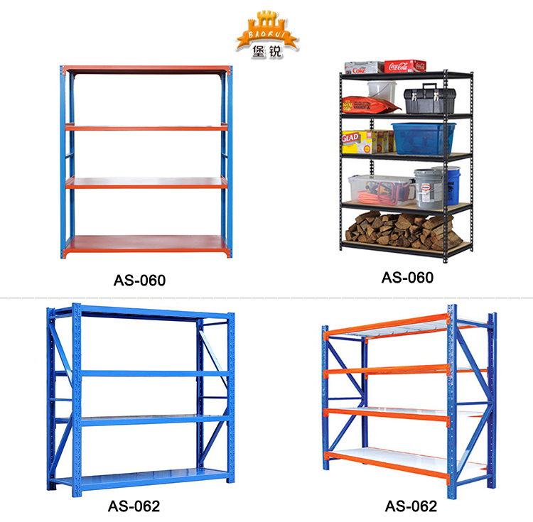 Store Warehouse Strong Durable Steel Rack Supermarket Shelf