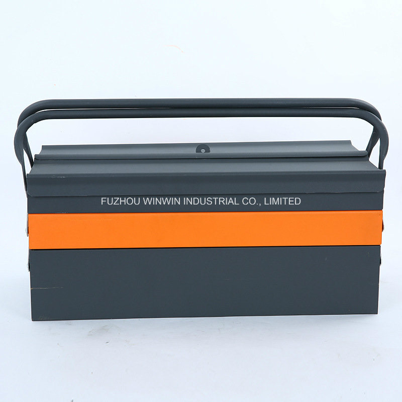 Professional Hand Held Steel Toolbox with Powder Coated (WW-TB302G)