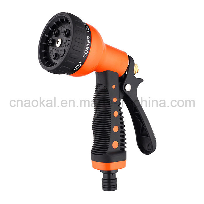 Cleaning Watering High Pressure 7-Pattern Metal Water Spray Gun