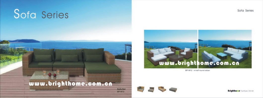 New Design Colosseo Outoor Wicker Sofa Set Furniture