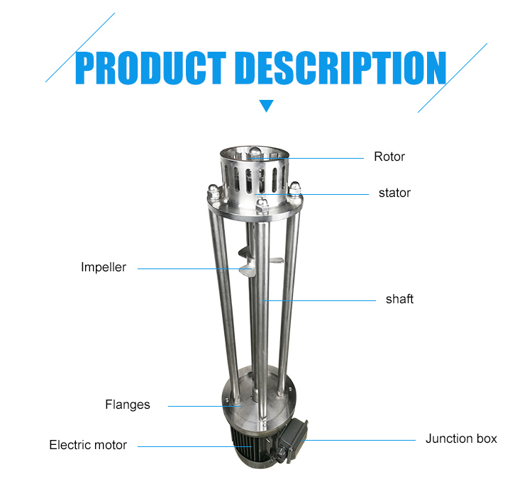 Batch High Shear Food Cream Emulsifier Mixer