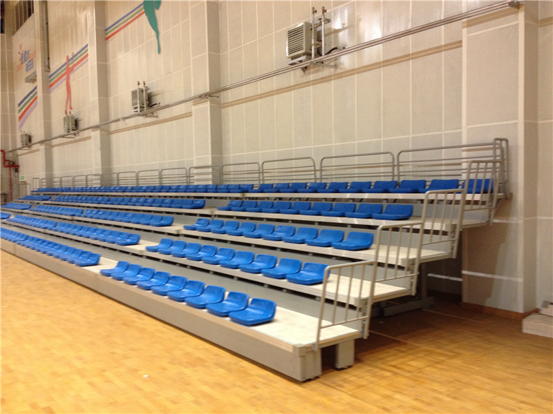 Factory Price Stadium Retractable Bleachers Indoor Gym Telescopic Seating System