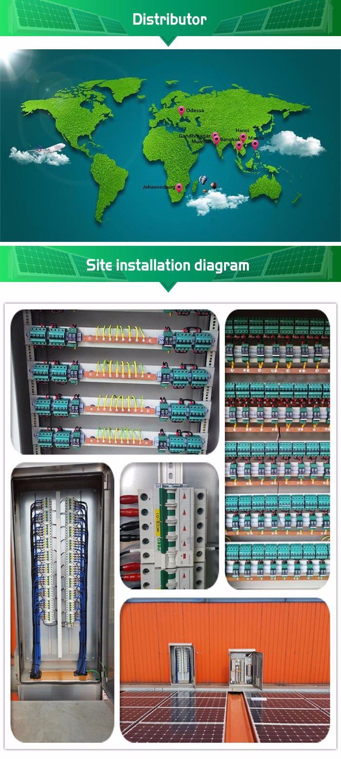 DC 2p 600V 20-40ka Surge Protection Device