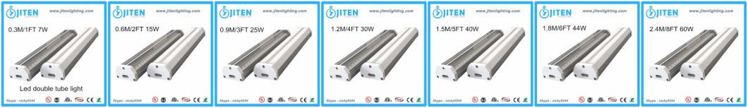 LED Shop Light T5 Double Tube Light Fixture 300mm 25W ETL UL Dlc