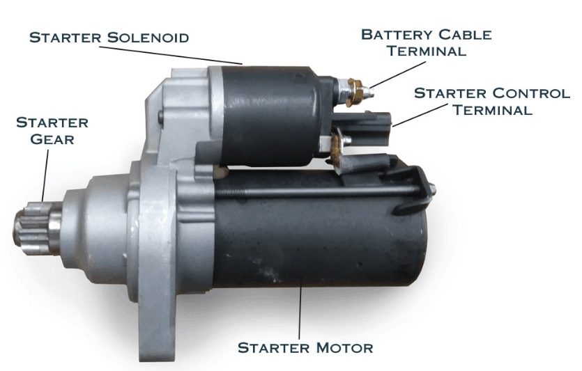 24V 4.5kw 10t Motor for Komatsu 600-863-4610 0-24000-3060 (S6D102 PC200-7)