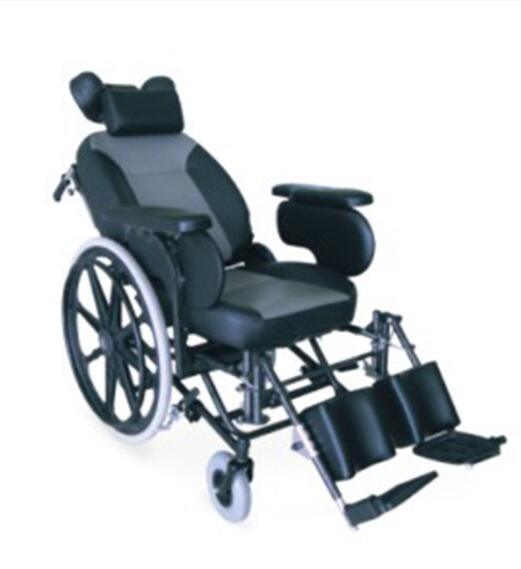 Hospital Reclining High Backrest Type Manual Wheelchair (THR-204BJQ)