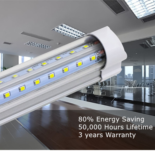 1500mm 5FT 36W SMD LED V Tube Light with 3 Years Warranty V-Shape T8 Integrated LED Tube