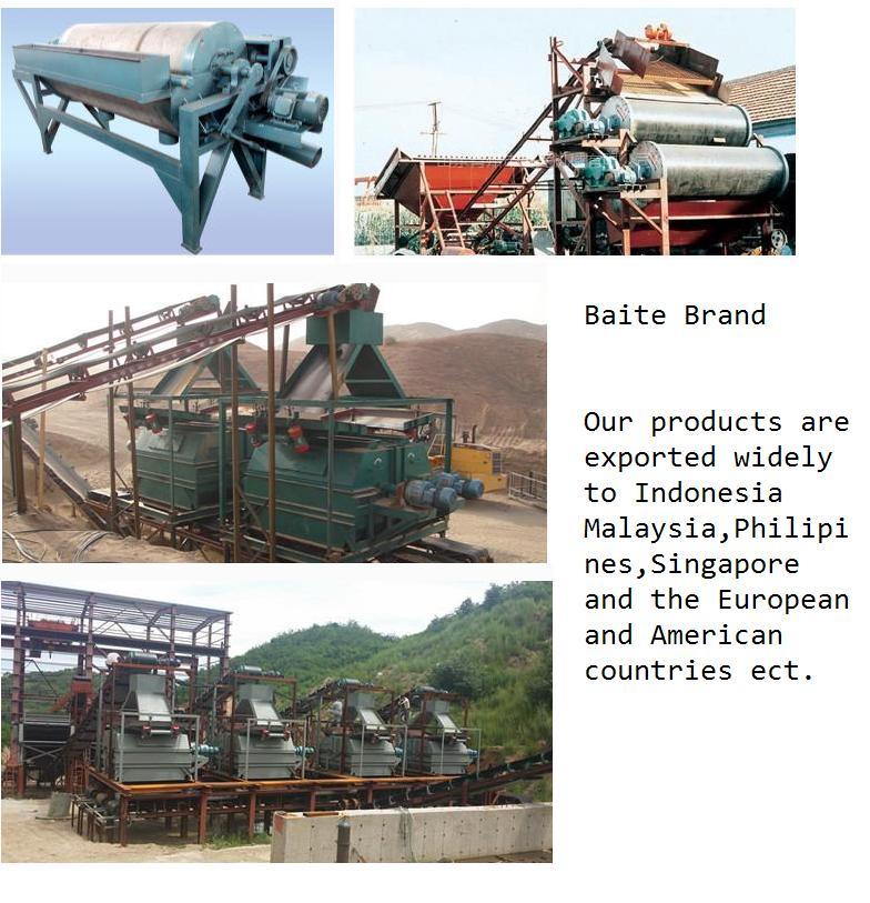 China Manufacturer Suspension Type Permanent Magnetic Separator for Sea Sand