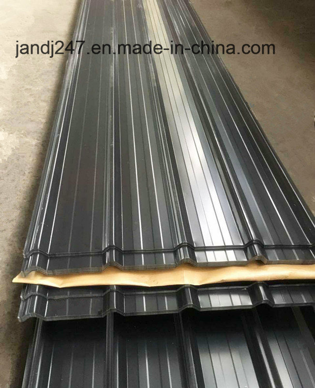 Galvanized or Color Plated Corrugated Steel Roofing Sheet