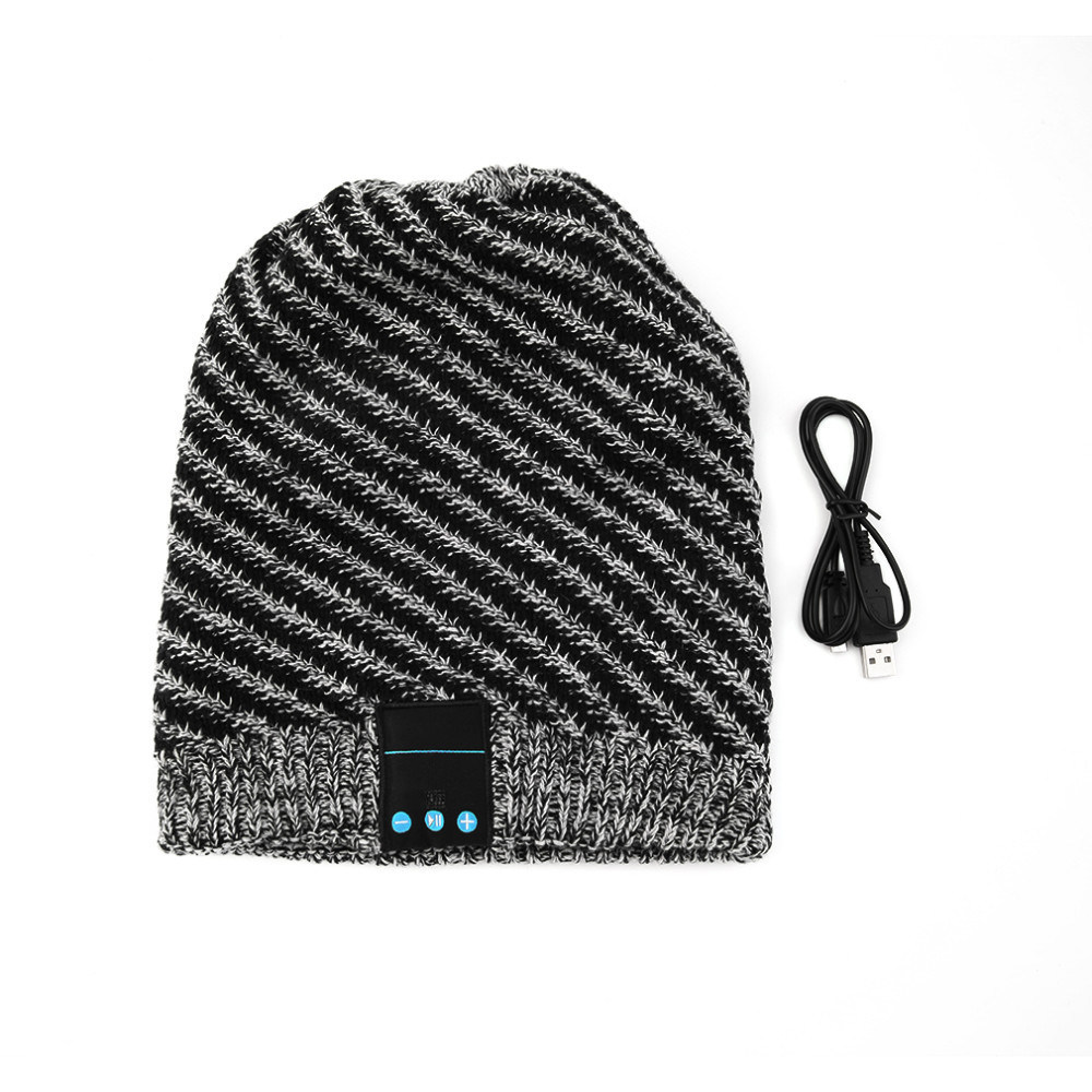 Spring Knitted Convenience Listening Phone Bluetooth Beanie