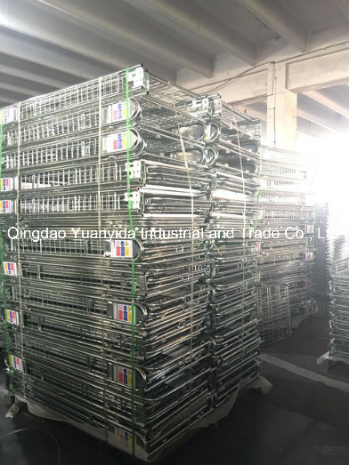 Folding Logistic and Storage Mesh Roll Pallet Roll Containers/Hand Trolley