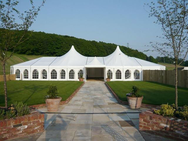 Luxury Pagoda Gazebo Big Outdoor Party Event Cheap Marquee Exquisite Clear Span Party Wedding Marquee Canvas Tent