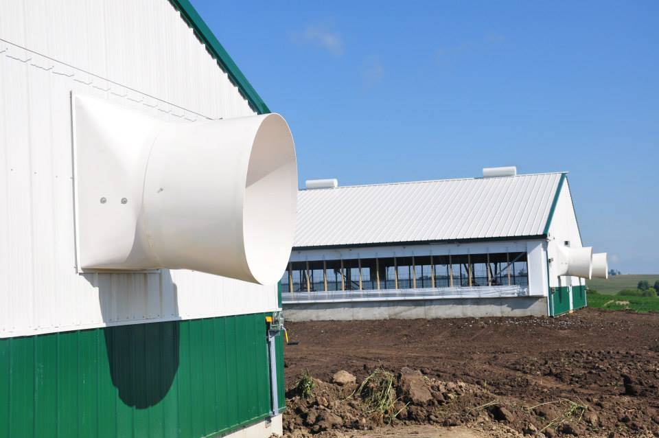 Barn cooling system/ Pig barn ventilation/ Pig barn ventilation system