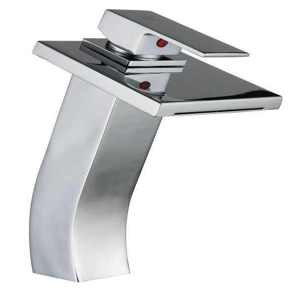 Waterfall Basin Faucet with Chrome Plated