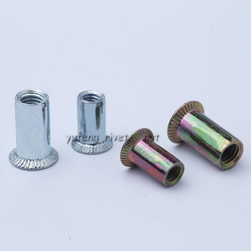 Countersunk Head Round/Knurled Body Rivet Nut