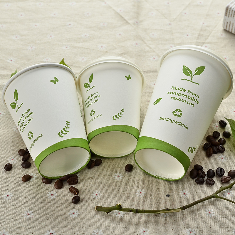 Custom Biodegradable Disposable Paper Cup for Hot Drink