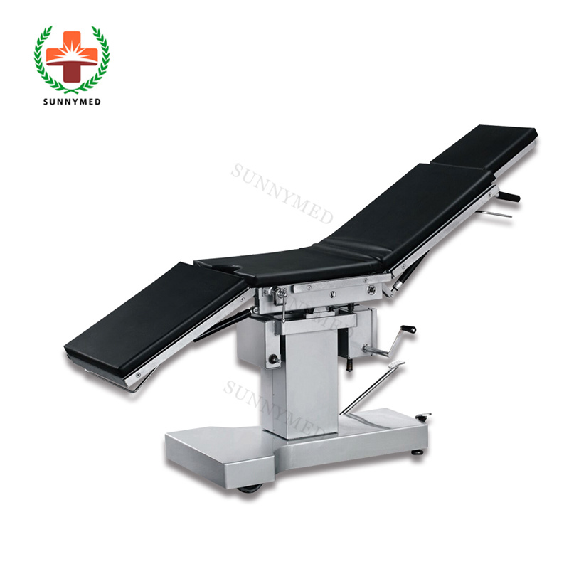 Sy-I100 Hospital Stainless Steel Functional Manual Hydraulic Operating Surgical Table