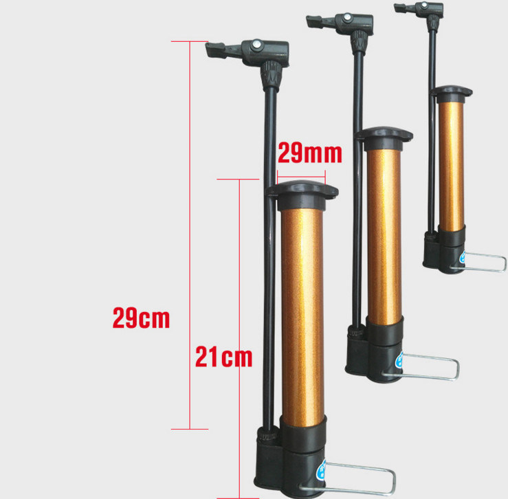 Good Quality Bicycle Pump with Air-Pressure Gauge / Easy to Carriage Mini Bike Pump / Fashion Pump Wholesale