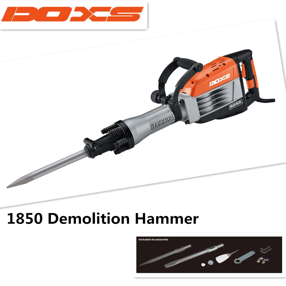 Heavy Duty Electric Demolition Breaker 1600W Jack Hammer for Excavator