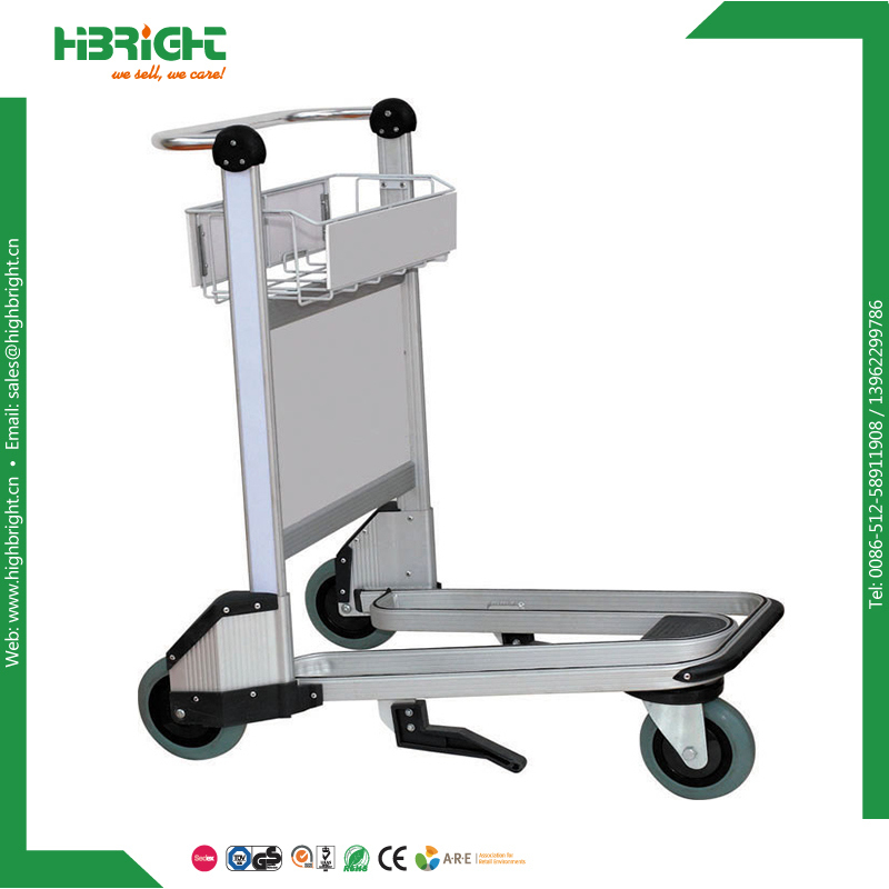 Airport Passenger Baggage Luggage Cart Trolley with Brake