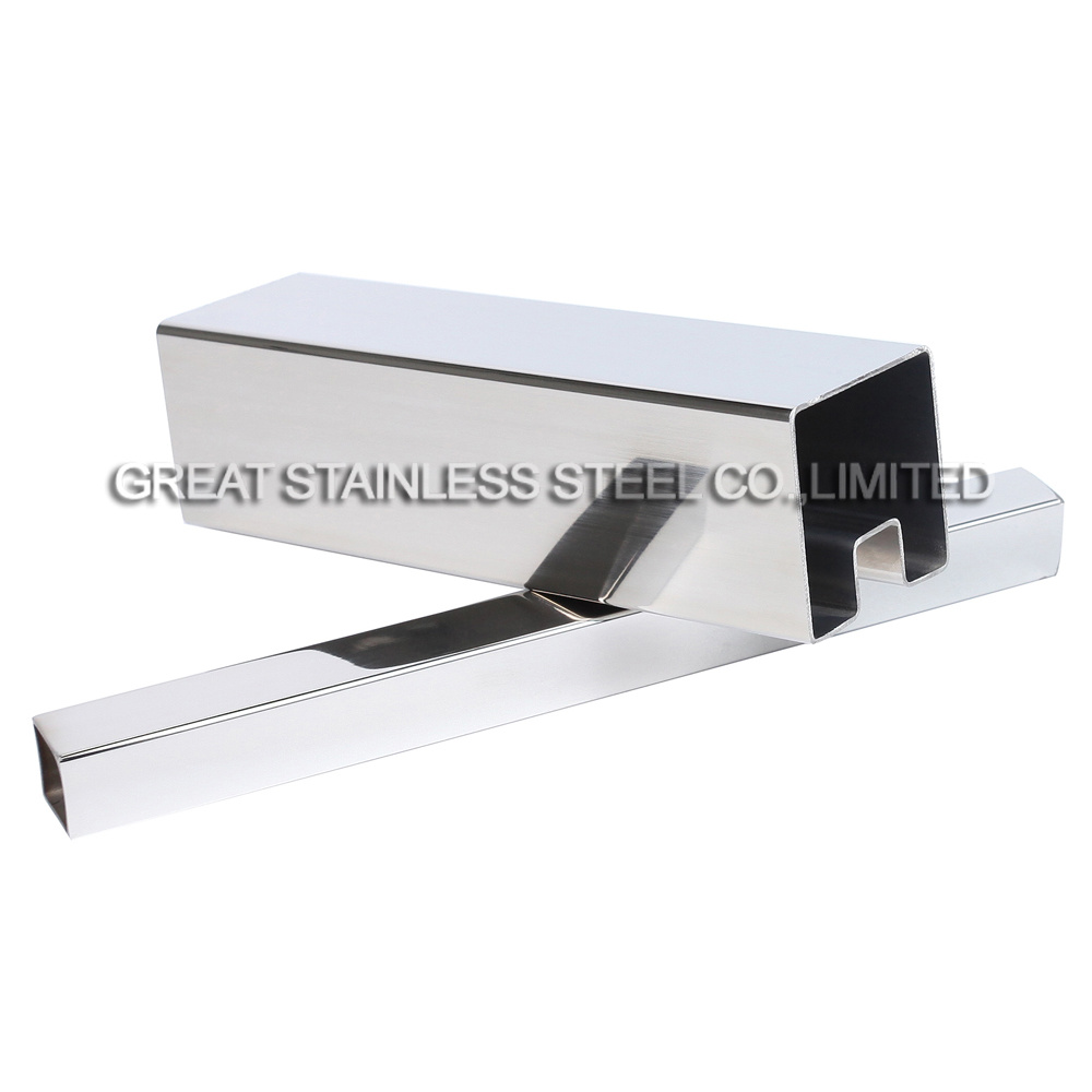 Stainless Steel Welded Special Shape 304 316 Satin Mirror Finish Oval Tube Triangle Tube