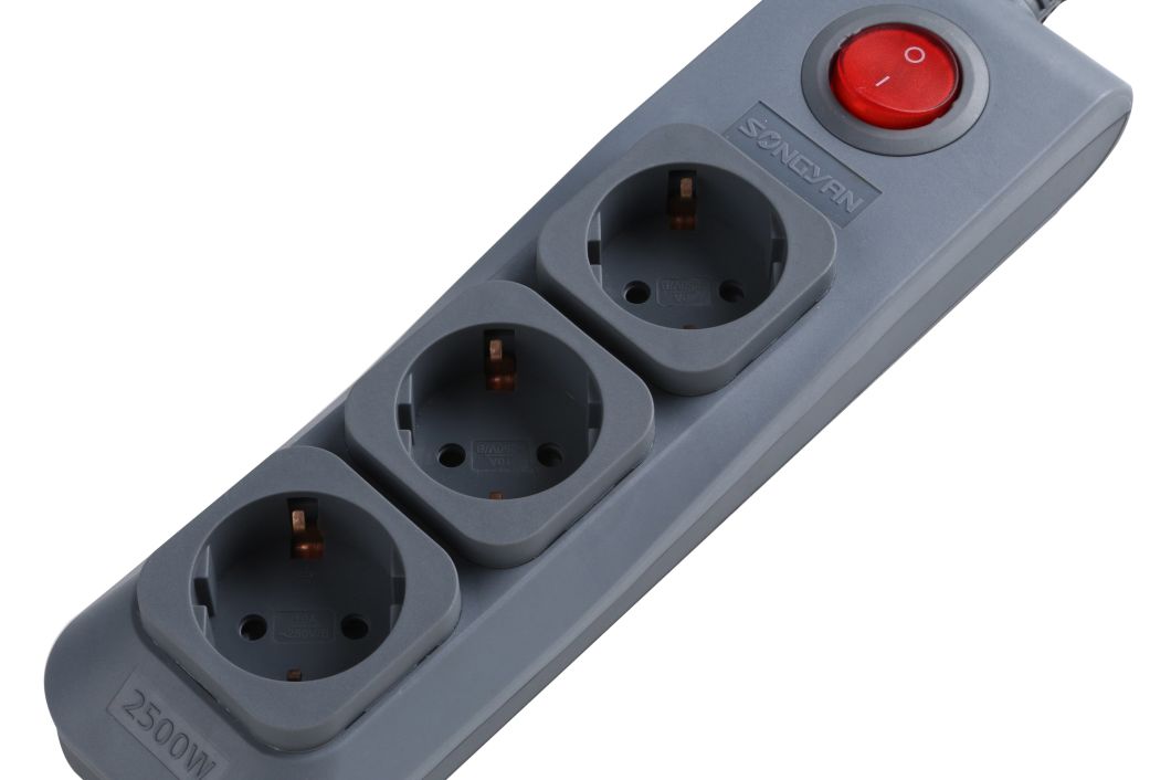 Hot Seller Multiple Extension Socket Surge Protector Power Strip (LX3G)