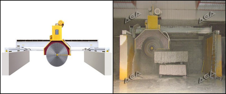 Automatic 10 Blades Stone/Granite/Marble Block Bridge Cutting Machine