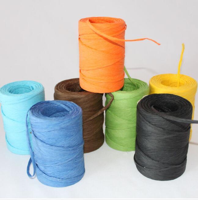 Wholesale Cheap Colorful Raffia Paper for Wrapping (WLG-2013)