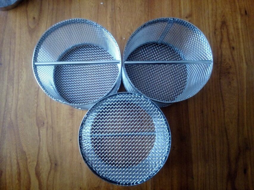 Stainless Steel Cylinder Wire Cloth Strainer with Single Open End