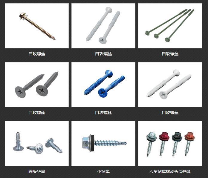Modified Truss Wafer Head Self Drilling Self Tapping Screw White Zinc Plated Screw 4.2*25