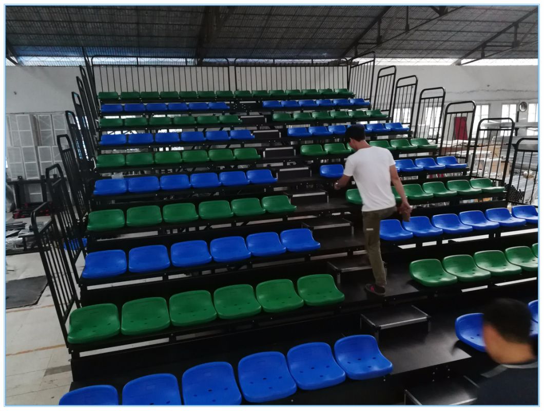 Stadium Equipment Telescopic Bleachers Seating Platform for Spectators