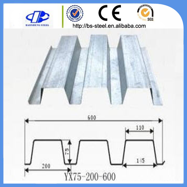 Structure Corrugated Galvanized Steel Floor Decking Sheet