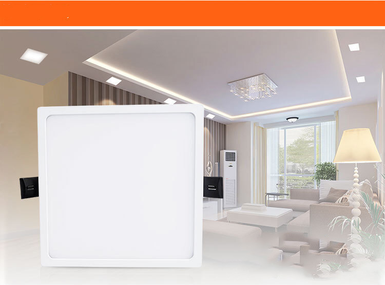 LED Panel Lamp 6W/12W/18W/24W LED Panel Light Square Indoor Office LED Ceiling Light