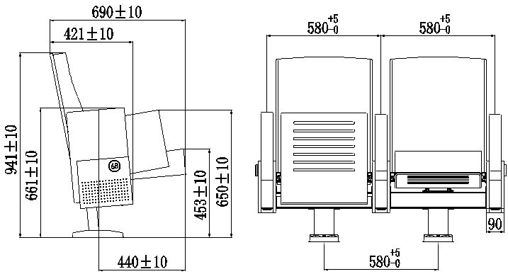 Hongji Auditorium Theater Hall Cinema Church Seating