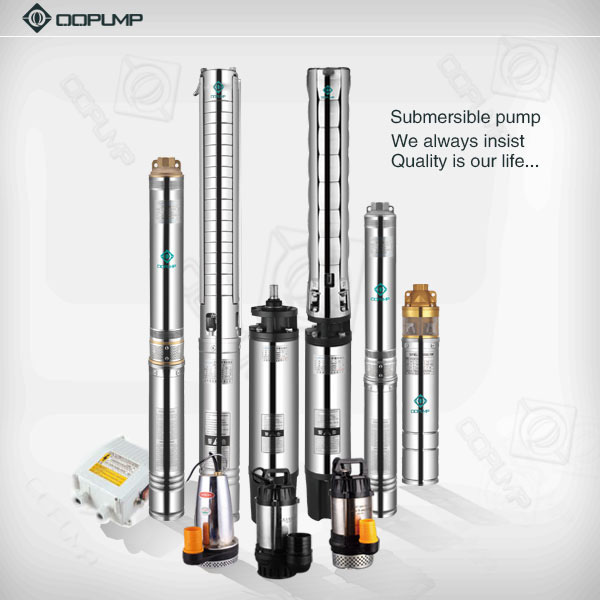 Stainless Steel 380V/50Hz Centrifugal Water Pump Oil-Immersed Submersible Pump.