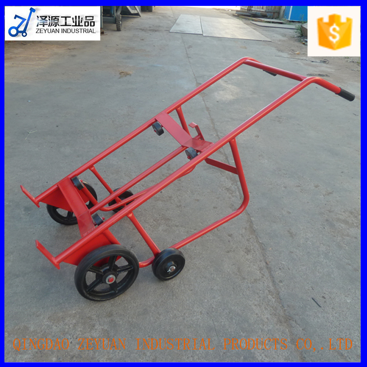 Industrial Used Heavy Duty Four Wheel Oil Drum Hand Trolley/Tool Cart