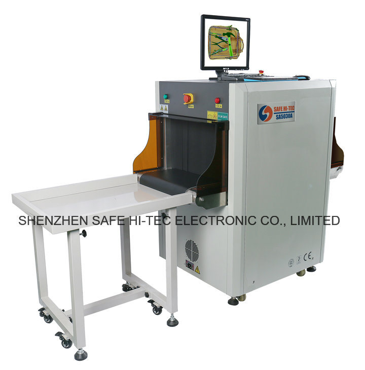 Conveying 500 (W) *300 (H)mm Security X Ray Detector Baggage Scanner for Schools SA5030A