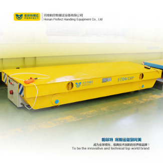 80 Ton Foundry Motorized Transfer Bogie Rail Mounted Carrier