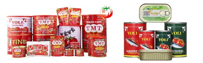 Healthy Aseptic Canned Fish Canned Tomato Paste Canned Food Canned Vegetable