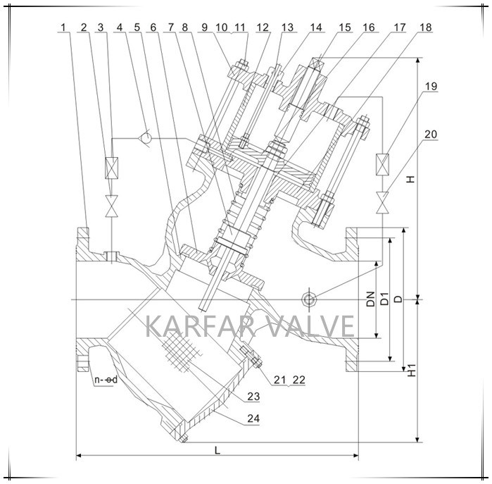 (GL98005) Buildin Strainer Piston Solenoid Float Ball Water Level Control Valve