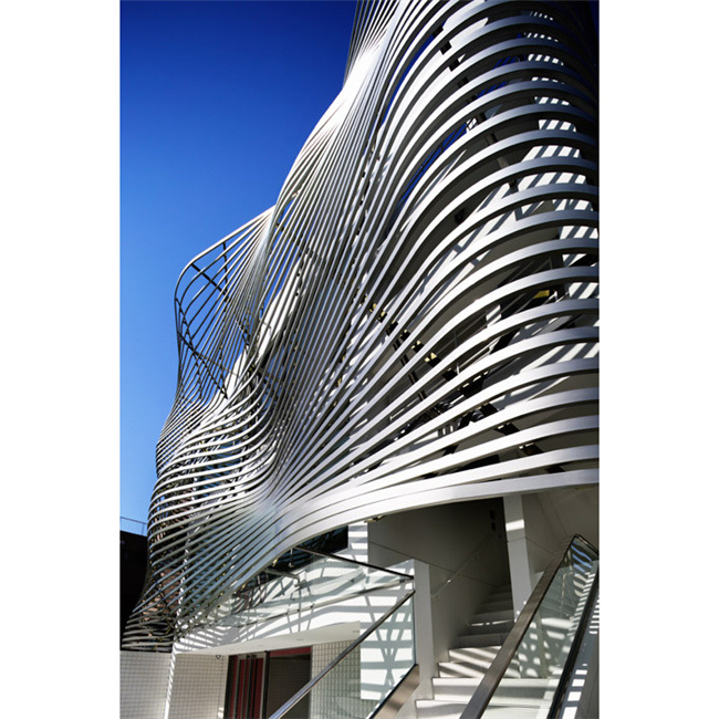 Curved Aluminium Panels for Curtain Wall System Use