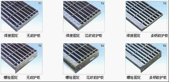 Metal Stair Material and Stairs Type Steel Staircases- ISO Serrated Stair Treads Grating