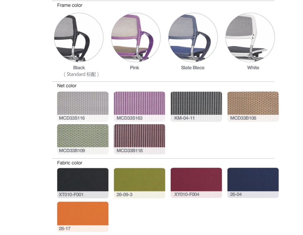 Self-Loading Tilting Folding Fabric Mesh Meeting and Training Office Chair