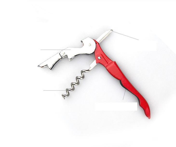 Custom Logo Printing Cork Screw Wine Bottle Opener