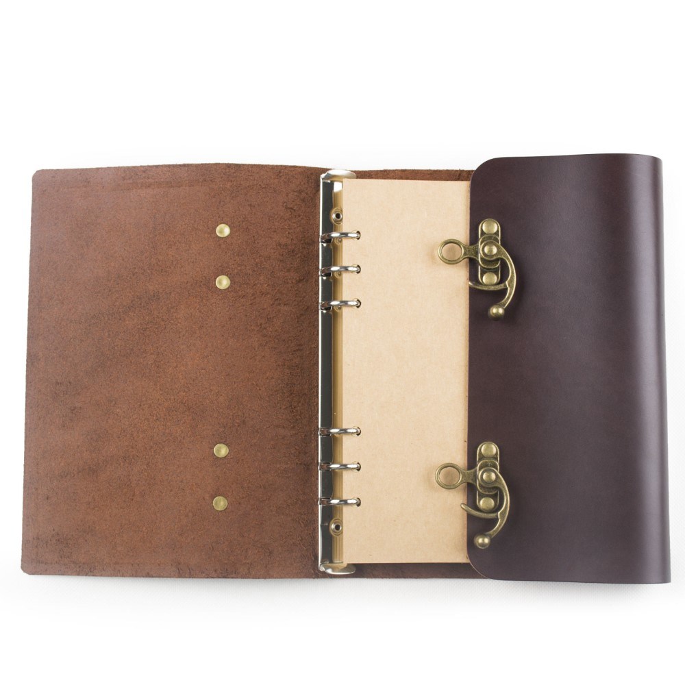 Brown PU Leather School Custom Note Book