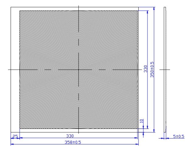 Plastic Fresnel Lens for TV Projection, Tvs