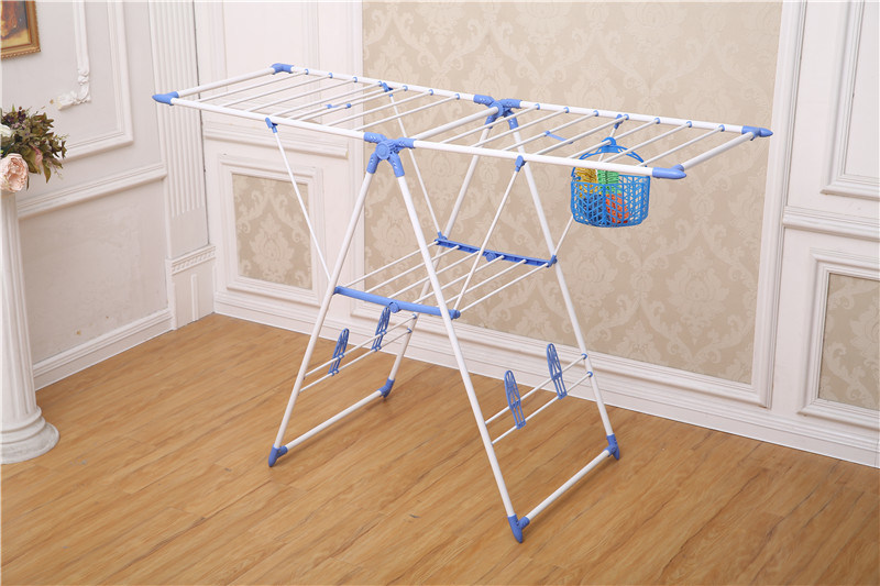 Balcony K Type Foldable Baby Clothes Hanger Drying Rack (JP-CR109PS)